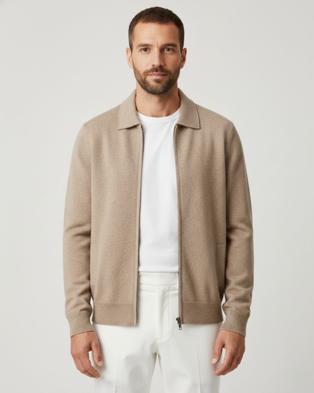 קרדיגן צמר מרינו מודנה