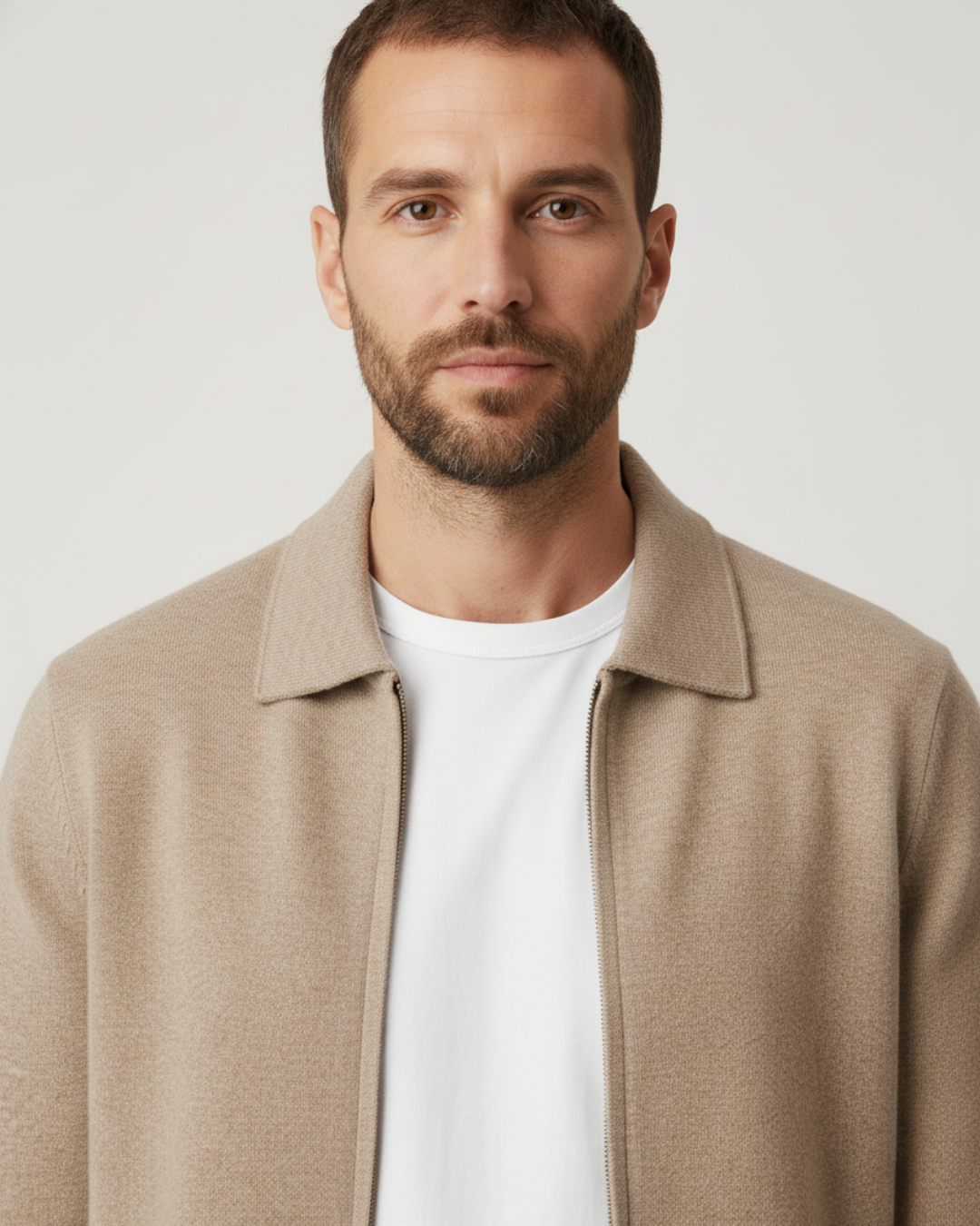 קרדיגן צמר מרינו מודנה