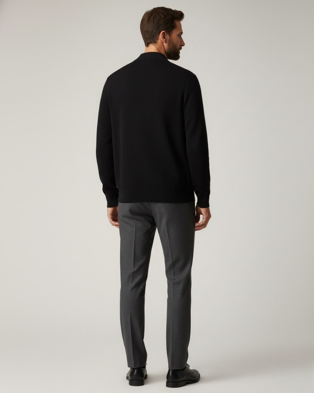 קרדיגן צמר מרינו מודנה