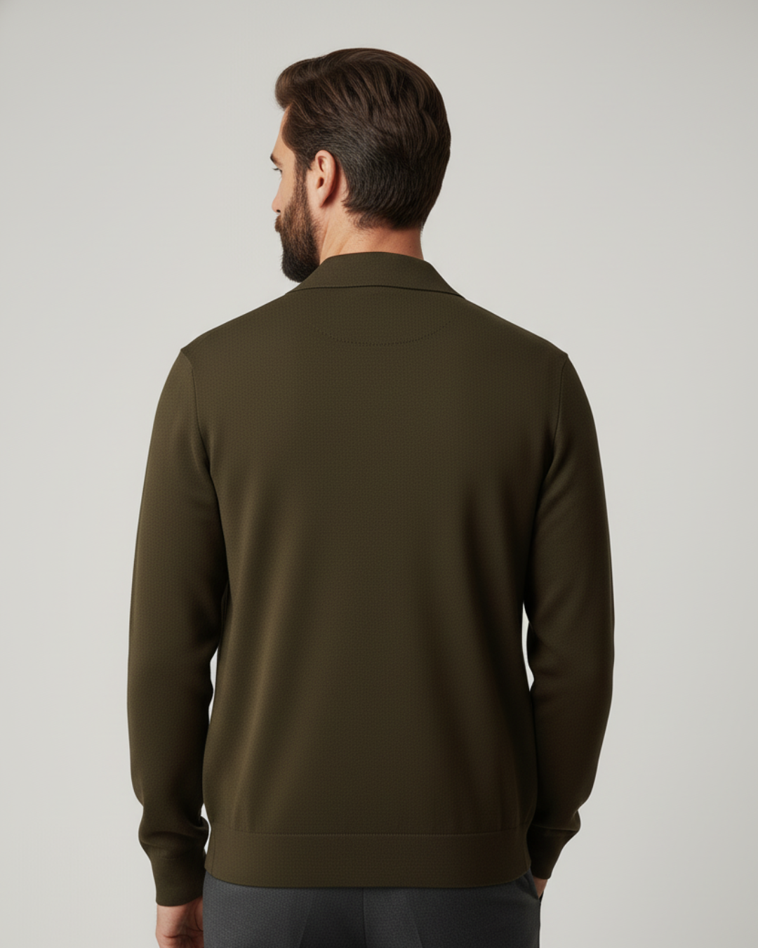 קרדיגן צמר מרינו מודנה