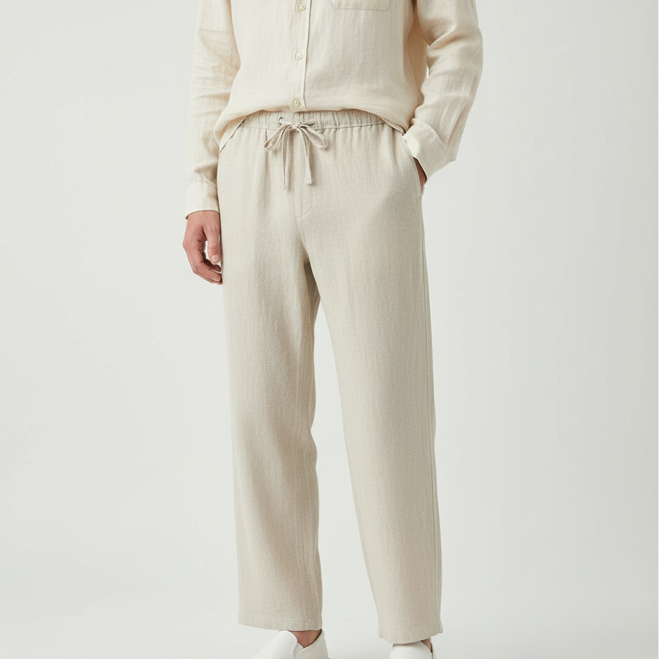 מכנסי פשתן אלגנטיים - מרקש