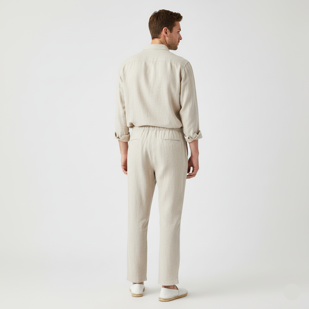 מכנסי פשתן אלגנטיים - מרקש