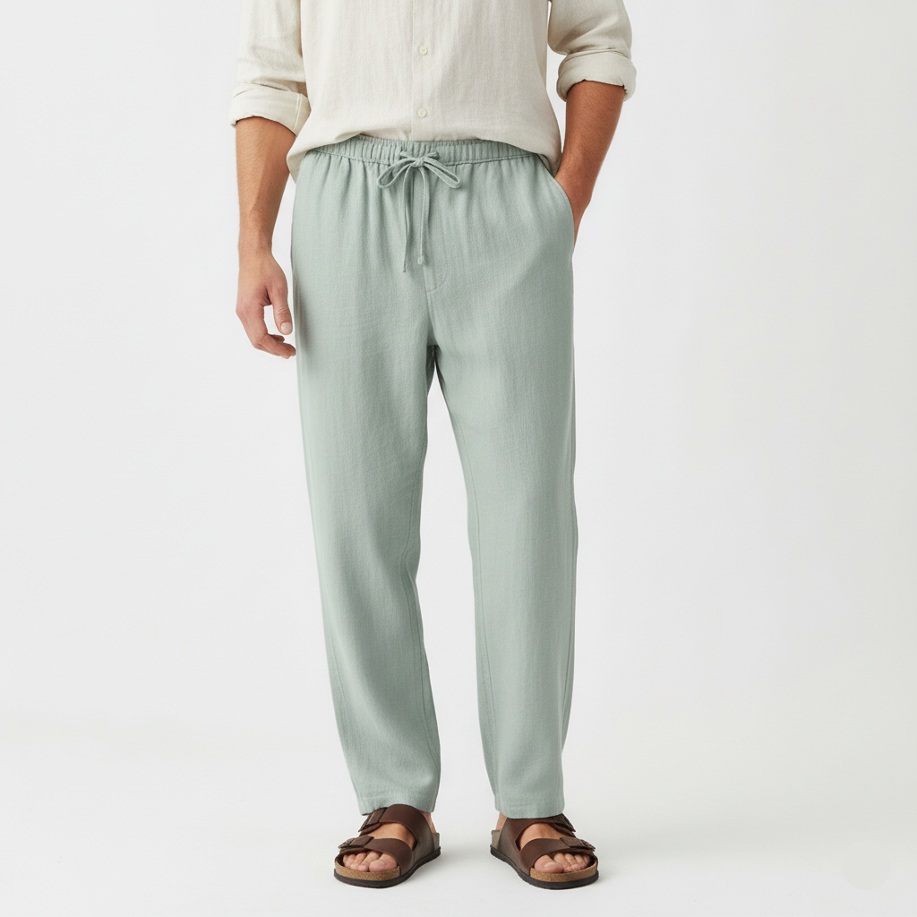 מכנסי פשתן אלגנטיים - מרקש