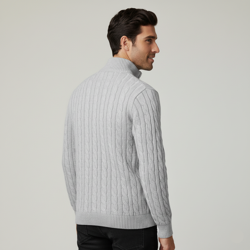 סריג חצי רוכסן - פורטופינו