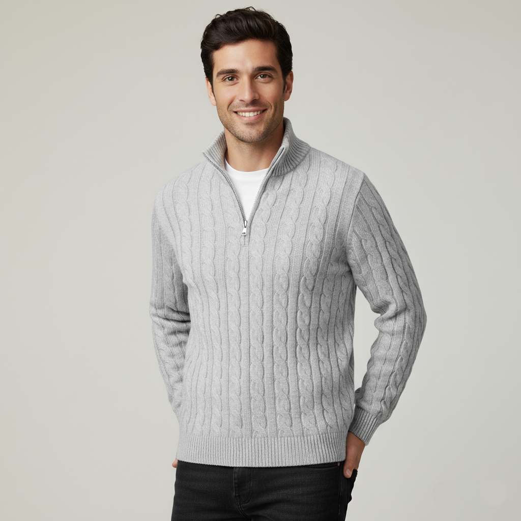 סריג חצי רוכסן - פורטופינו