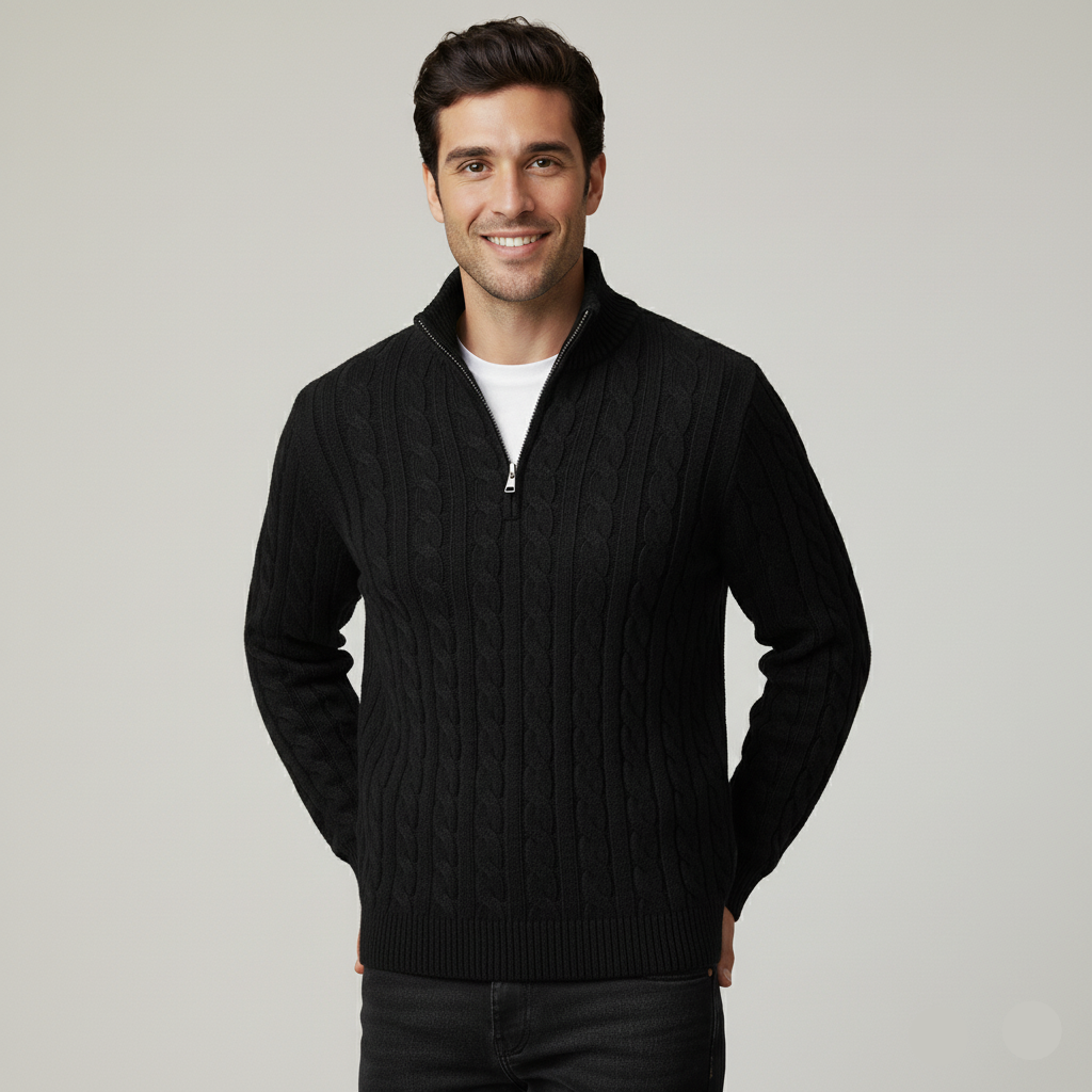 סריג חצי רוכסן - פורטופינו