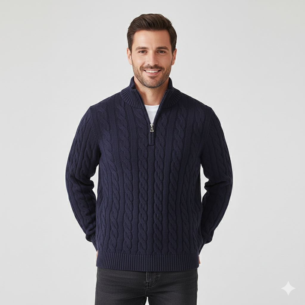 סריג חצי רוכסן - פורטופינו