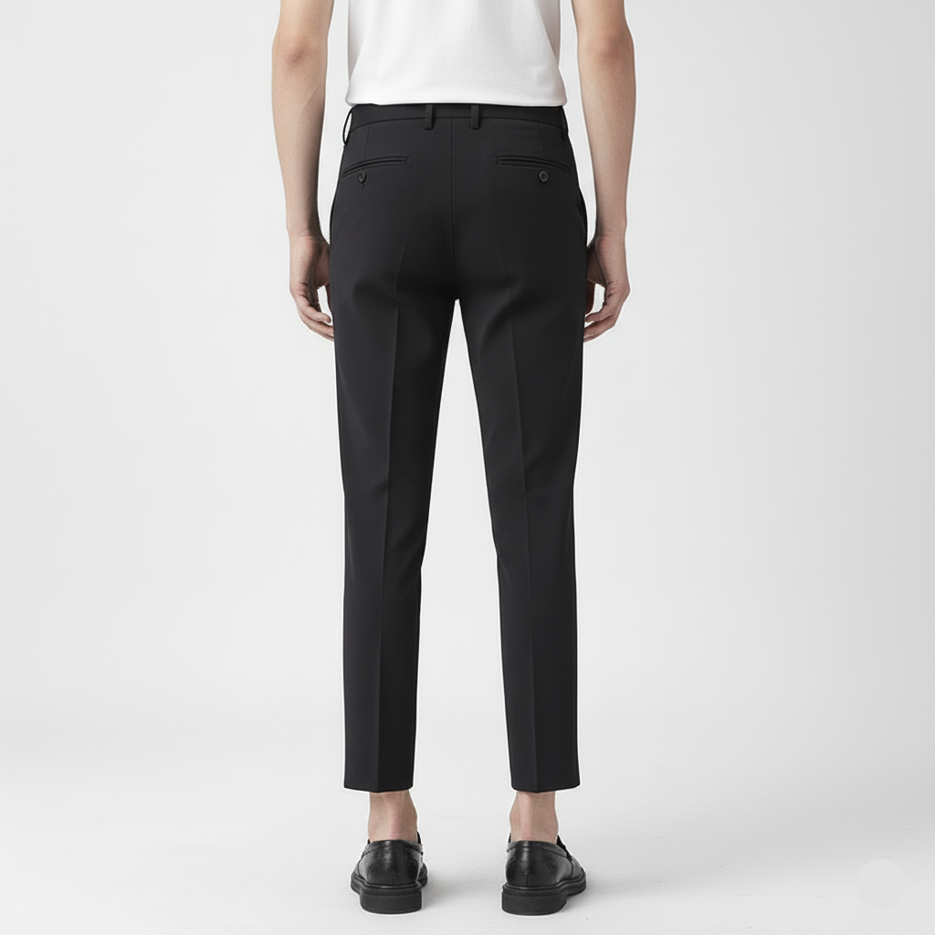 מכנסי סטרץ' מחויטים - אוגוסטו