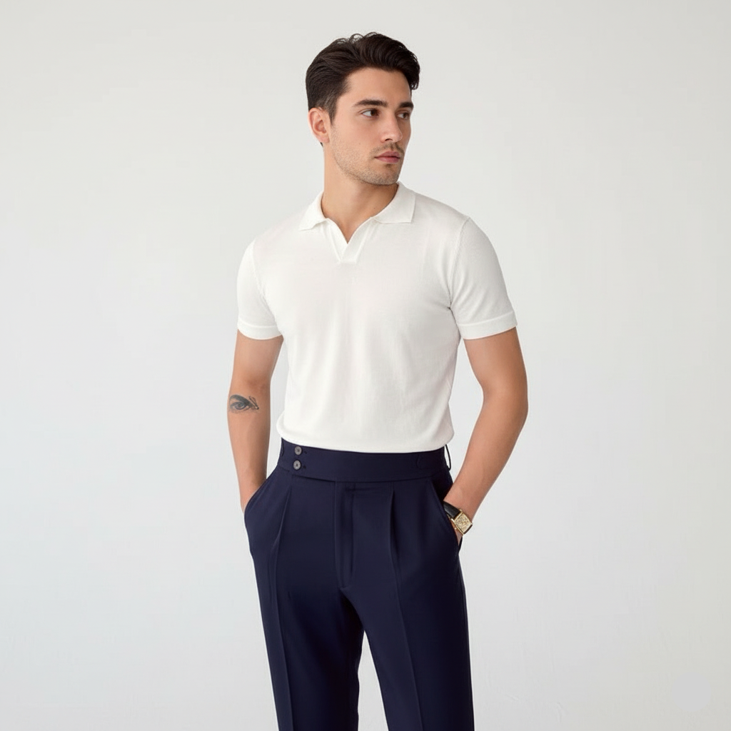חולצת פולו צווארון אמאלפי