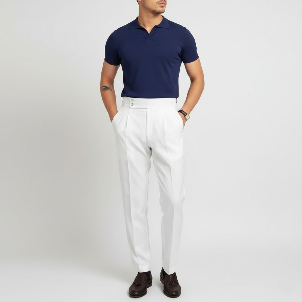 חולצת פולו צווארון אמאלפי