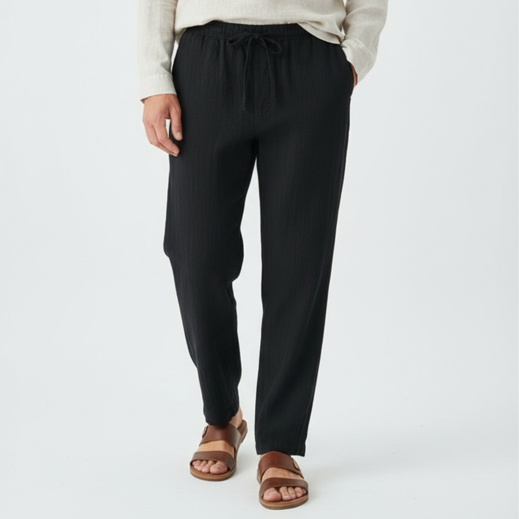 מכנסי פשתן אלגנטיים - מרקש